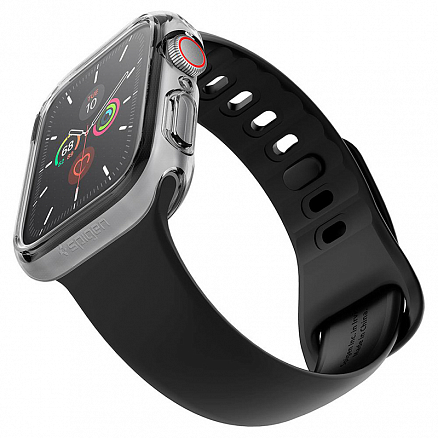 Чехол для Apple Watch 44 мм гибридный Spigen Ultra Hybrid прозрачный
