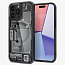 Чехол для iPhone 15 Pro Max гибридный Spigen Ultra Hybrid Zero One MagSafe серый