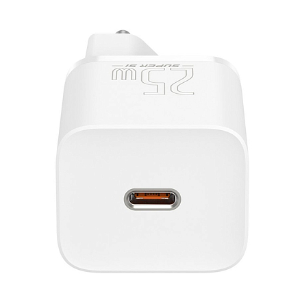 Зарядное устройство сетевое Type-C 25W Baseus Super Si (быстрая зарядка PD) белое
