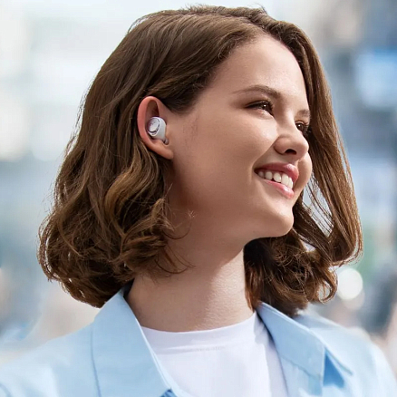 Наушники TWS беспроводные Anker SoundCore Space A40 вакуумные с микрофоном белые