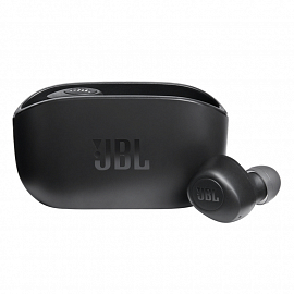 Наушники TWS беспроводные JBL Wave 100 вакуумные с микрофоном черные