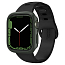 Чехол для Apple Watch 45 мм пластиковый тонкий Spigen Thin Fit хаки