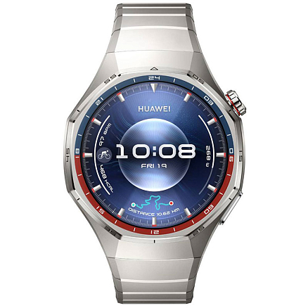 Умные часы Huawei Watch GT 6 Pro 46 мм с титановым ремешком серебристые