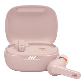 Наушники TWS беспроводные JBL Live Pro+ вакуумные с микрофоном и шумоподавлением розовые