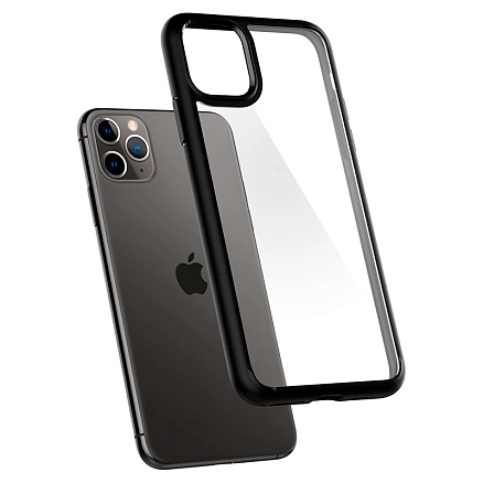 Чехол для iPhone 11 Pro гибридный Spigen SGP Ultra Hybrid прозрачно-черный матовый
