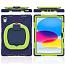 Чехол для планшета iPad 10.9 2022 гибридный Tech-Protect X-Armor сине-зеленый