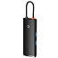 Хаб (разветвитель) Type-C - HDMI, 2 х USB 3.0, Type-C, SD, microSD Baseus Lite Series черный