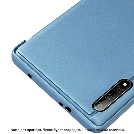 Чехол для Samsung Galaxy A21 книжка Hurtel Clear View синий