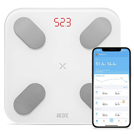 Умные весы Picooc Mini Pro V2 (Bluetooth) размер 29x29 белые