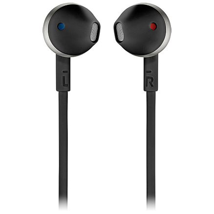 Наушники беспроводные Bluetooth JBL Tune 205BT вкладыши с микрофоном и пультом черные