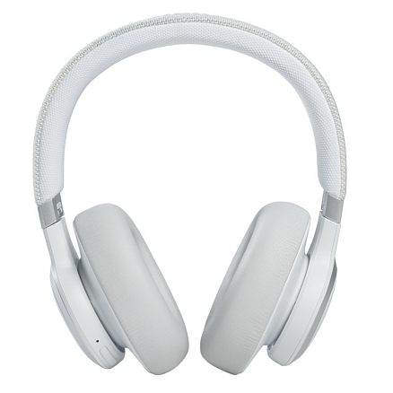 Наушники беспроводные Bluetooth JBL Live 660NC полноразмерные с микрофоном и активным шумоподавлением белые