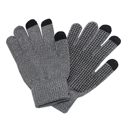Перчатки трикотажные для емкостных дисплеев Greengo (Польша) N-06 серые