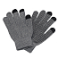Перчатки трикотажные для емкостных дисплеев Greengo (Польша) N-06 серые