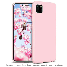 Чехол для Huawei P30 Lite силиконовый CASE Matte розовый