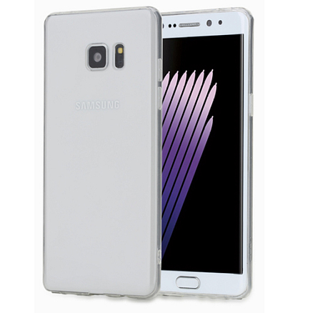 Чехол для Samsung Galaxy Note 7 ультратонкий мягкий Rock Ultrathin TPU прозрачный