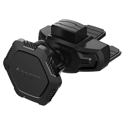 Держатель автомобильный в слот CD магнитный Spigen SGP Kuel QS24 черный
