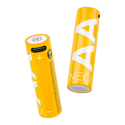 Аккумуляторы AA (пальчиковые большие) 1730мАч Rombica Neo X2C комплект 2 шт.