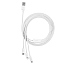 Кабель USB - Lightning, MicroUSB, Type-C 1.5 м 3.5A Baseus Superior CAMLTYS-02 белый
