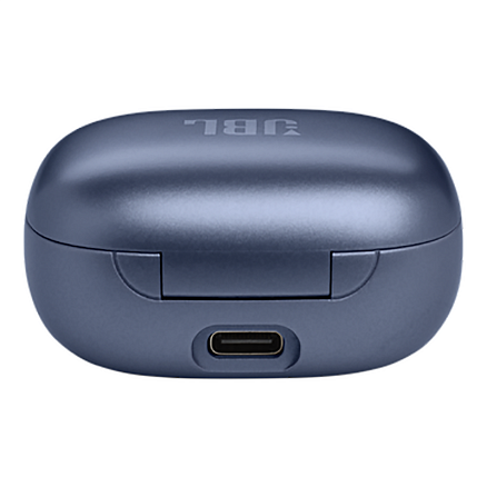 Наушники TWS беспроводные JBL Live Pro+ вакуумные с микрофоном и шумоподавлением синие