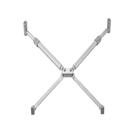 Подставка для ноутбука до 17 дюймов складная Evolution X-Stand LS101 металлическая серебристая