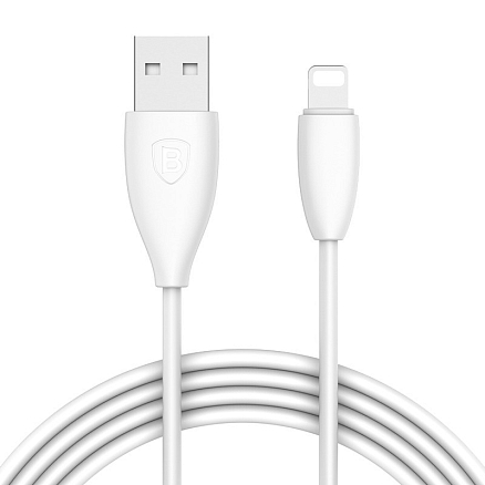 Кабель USB - Lightning для зарядки iPhone 1,2 м 2А Baseus Small Pretty белый