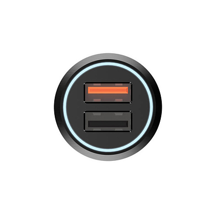 Зарядное устройство автомобильное с двумя USB входами 3А Xiaomi 70mai Midrive CC02 (быстрая зарядка QC 3.0)