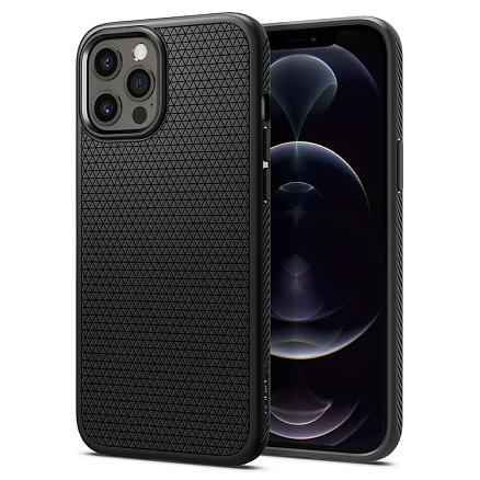 Чехол для iPhone 12 Pro Max гелевый Spigen SGP Liquid Air матовый черный
