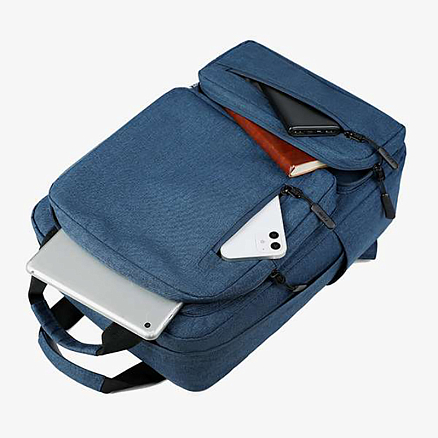 Рюкзак Miru MBP-1058 Efektion с отделением для ноутбука до 15,6 дюйма темно-синий