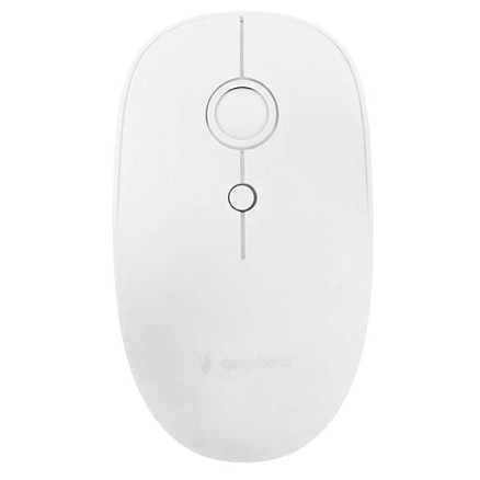 Мышь беспроводная оптическая Gembird MUSW-385 4 кнопки 1600 dpi белая