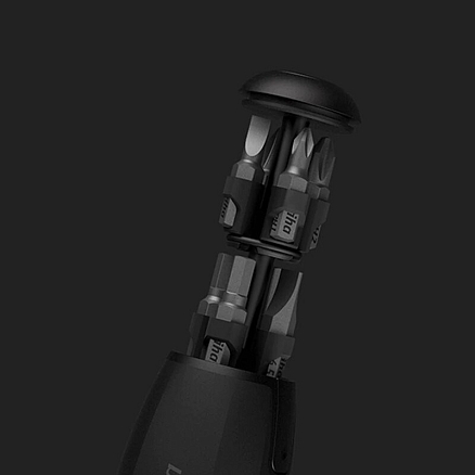 Отвертка Xiaomi Wiha BHR4007GL с набором бит (8 насадок)