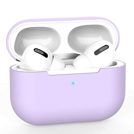 Чехол для наушников AirPods, AirPods 2 для полной защиты Tech-Protect Icon сиреневый
