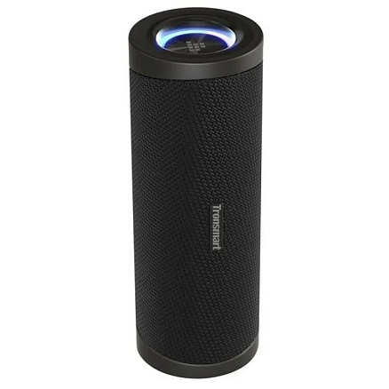 Портативная колонка Tronsmart T6 Pro с защитой от воды, подсветкой и аккумулятором 10400 мАч черная