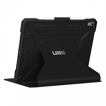 Чехол для iPad Pro 12.9 2018 гибридный для экстремальной защиты - книжка Urban Armor Gear UAG Metropolis черный