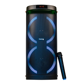 Портативная колонка Dialog Oscar AO-300 для вечеринок с подсветкой черная