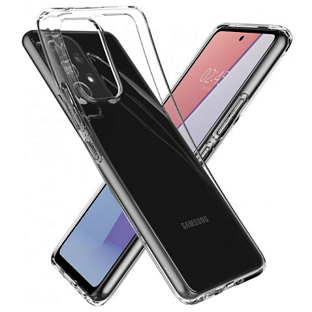 Чехол для Samsung Galaxy A53 5G гелевый ультратонкий Spigen Liquid Crystal прозрачный