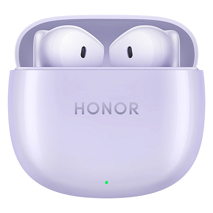 Наушники TWS беспроводные Honor Earbuds X6 вкладыши с микрофоном фиолетовые