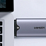 Корпус для SSD M.2, Type-C 3.1 Gen 2 (10 Gbps), USB Ugreen CM353 серый