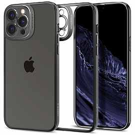 Чехол для iPhone 13 Pro гелевый Spigen Optik Crystal прозрачно-серый