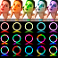 Кольцевая лампа диаметром 45 см с режимом RGB M-J45 черная