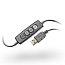 Наушники Plantronics Audio 648 накладные с микрофоном и пультом управления для компьютера в USB порт