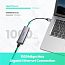 USB 3.0 HUB (разветвитель) на 3 порта + Gigabit Ethernet Ugreen CM266 с питанием MicroUSB черный