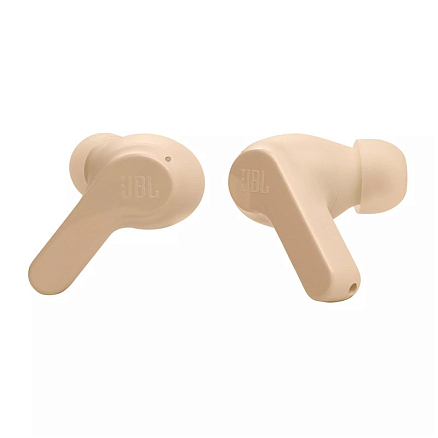 Наушники TWS беспроводные JBL Wave Beam вакуумные с микрофоном бежевые