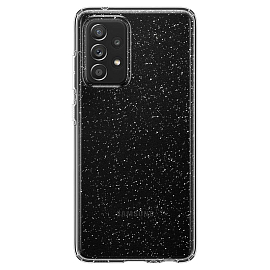 Чехол для Samsung Galaxy A52 гелевый с блестками Spigen SGP Liquid Crystal Glitter прозрачный