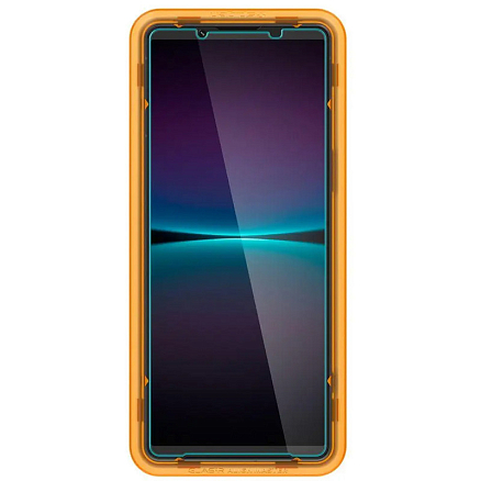 Защитное стекло для Sony Xperia 1 IV на экран Spigen Alm Glas.TR Slim прозрачное 2 шт.