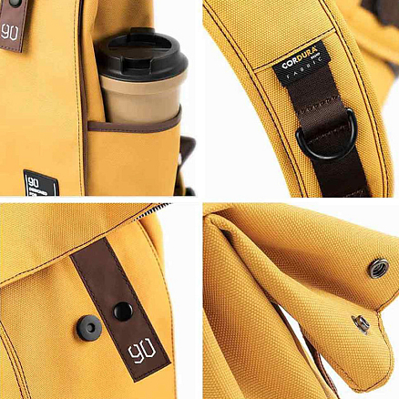 Рюкзак Xiaomi Ninetygo College Leisure с отделением для ноутбука до 15,6 дюйма жёлтый