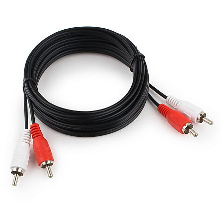Кабель 2RCA - 2RCA тюльпаны (папа - папа) 3 м Cablexpert CCA-2R2R-10