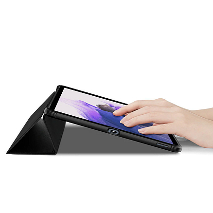 Чехол для Samsung Galaxy Tab S7 FE 5G 12.4 T730, T736B гелевый Spigen Rugged Armor Pro черный