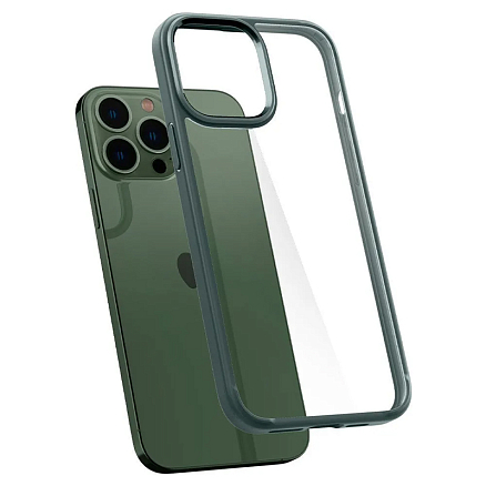 Чехол для iPhone 13 Pro Max гибридный Spigen Ultra Hybrid зеленый