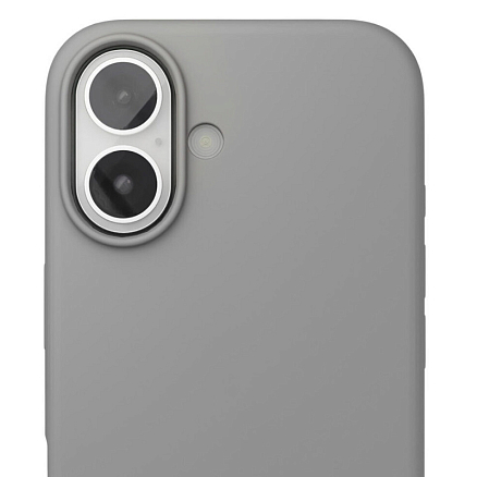 Чехол для iPhone 16 силиконовый VLP Aster MagSafe серый