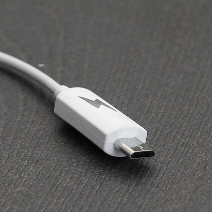 Кабель Lightning - MicroUSB для зарядки Apple от устройств с MicroUSB и передачи данных Forever